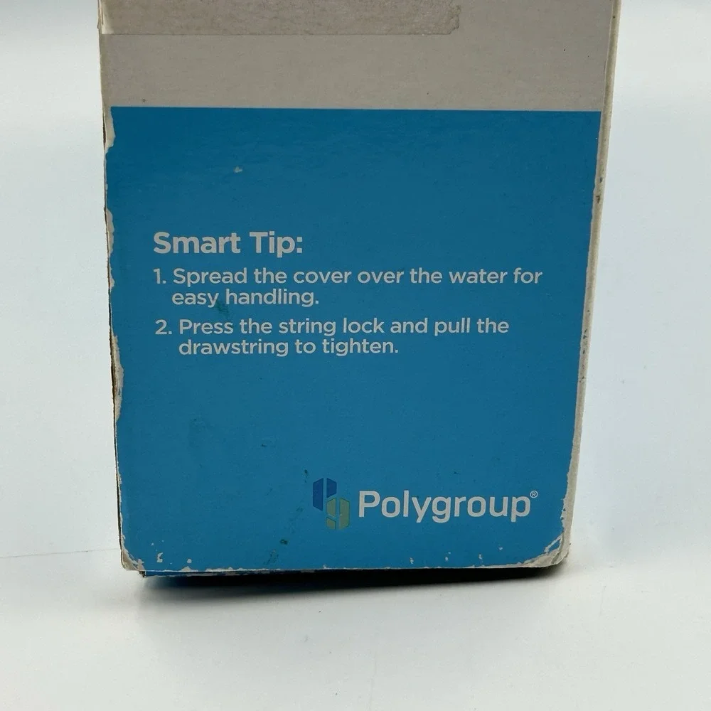 Summer Waves 8-10 FT Pool Cover (Fits‎ Both Ring And Metal Frame) New Open Box